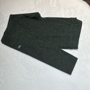 ALO GREEN HEATHERED YOGA PANTS EXCELLENT CONDITION SM
